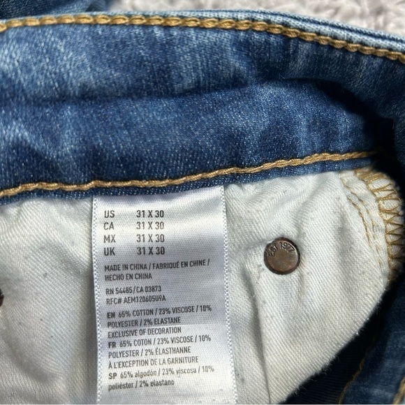 American Eagle Jeans Mens 31 x 30 Original Boot Cut Next Level Flex Casual Denim - Picture 3 of 7